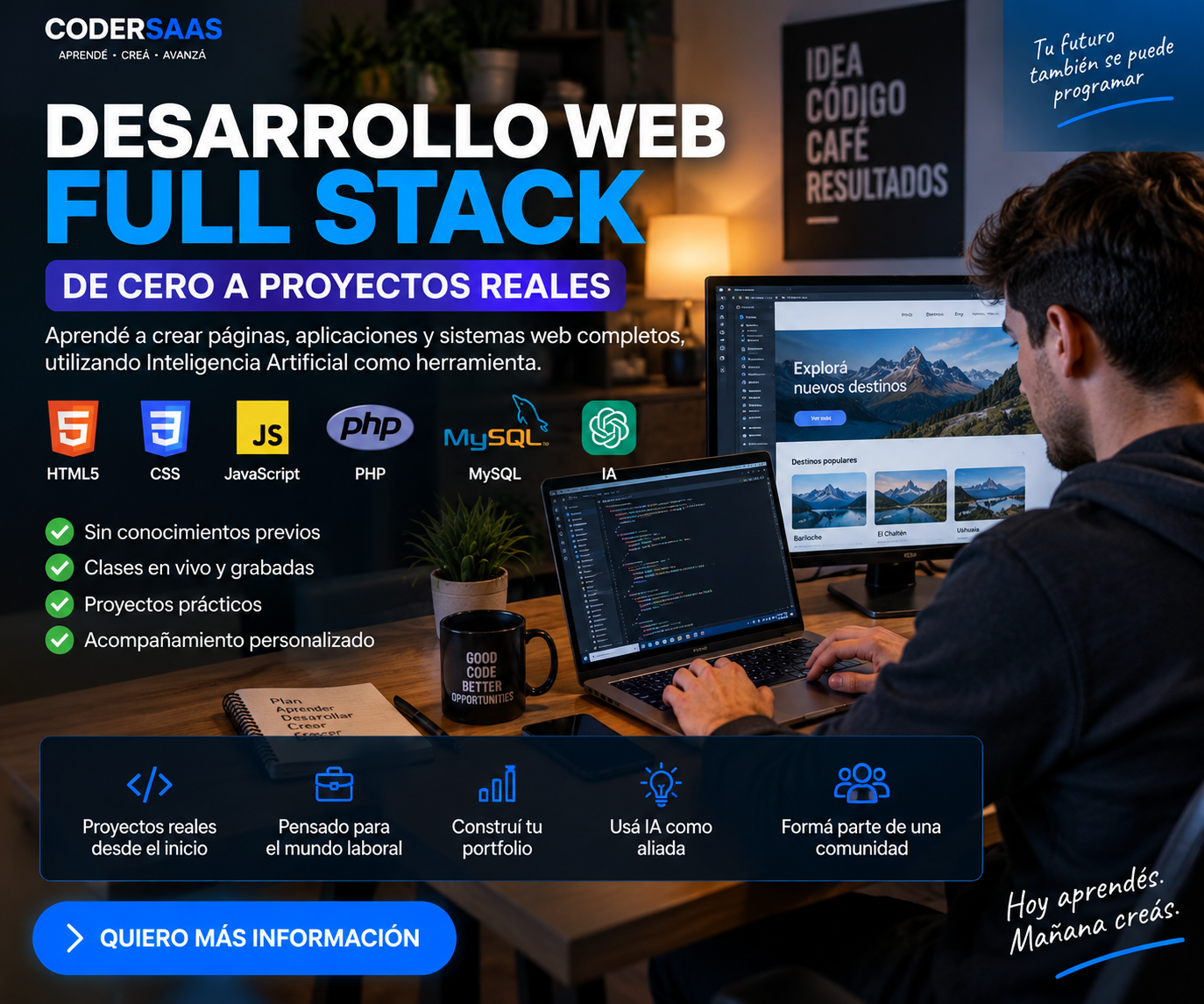 ⭐ Desarrollo Web Full Stack: de Cero a Proyectos Reales